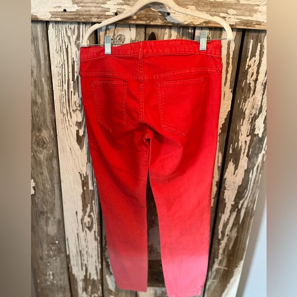 Free People Red fire ombré pants denim size 28 - Picture 4 of 4